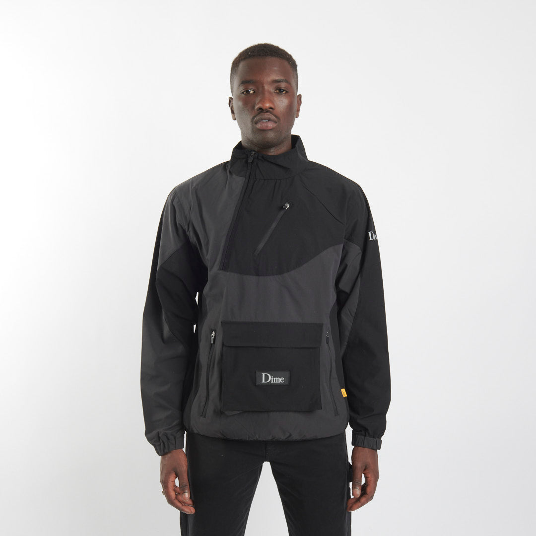 Dime Range Pullover Jacket Black