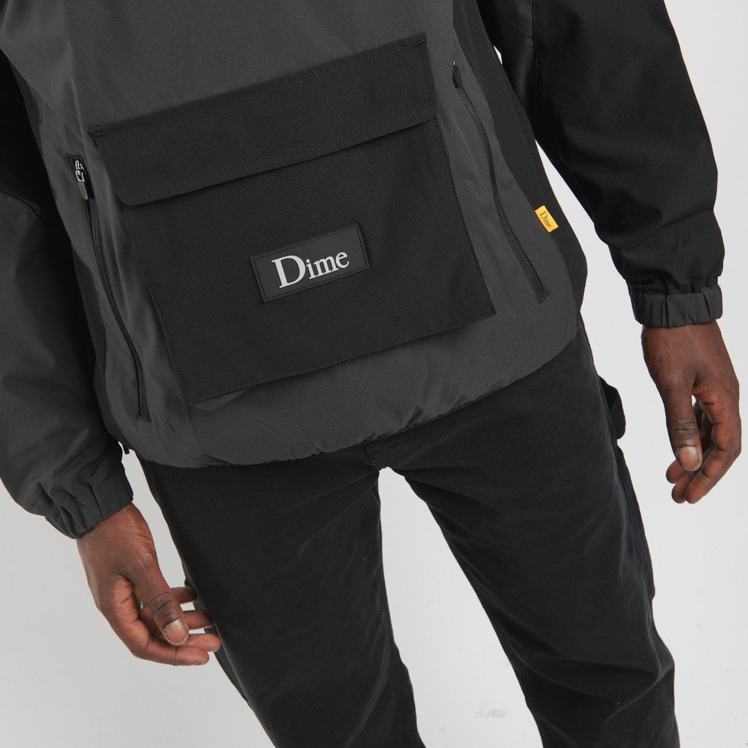 Dime Range Pullover Jacket Black