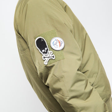 Dime - Velcro Patch Bomber Jacket (Asparagus)