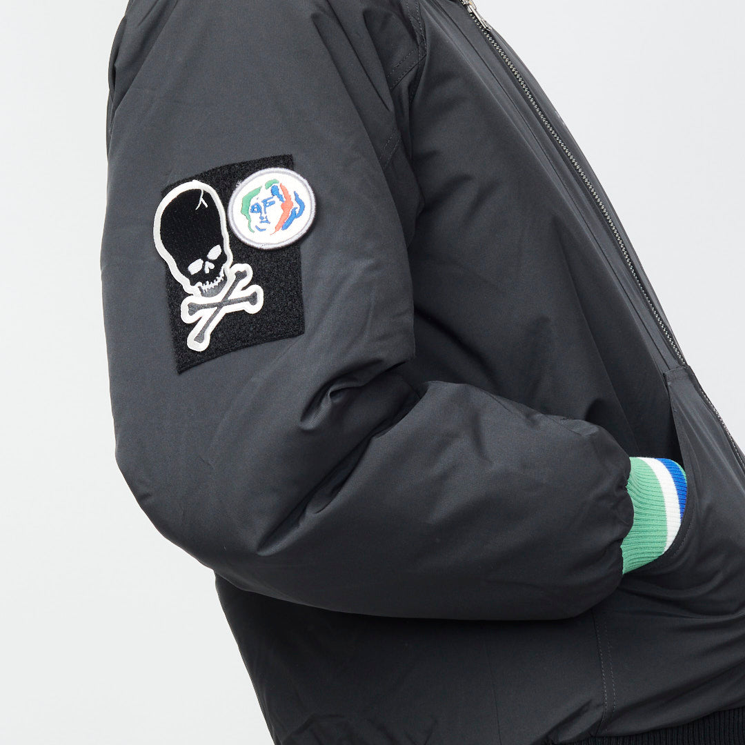 Dime - Velcro Patch Bomber Jacket (Black)