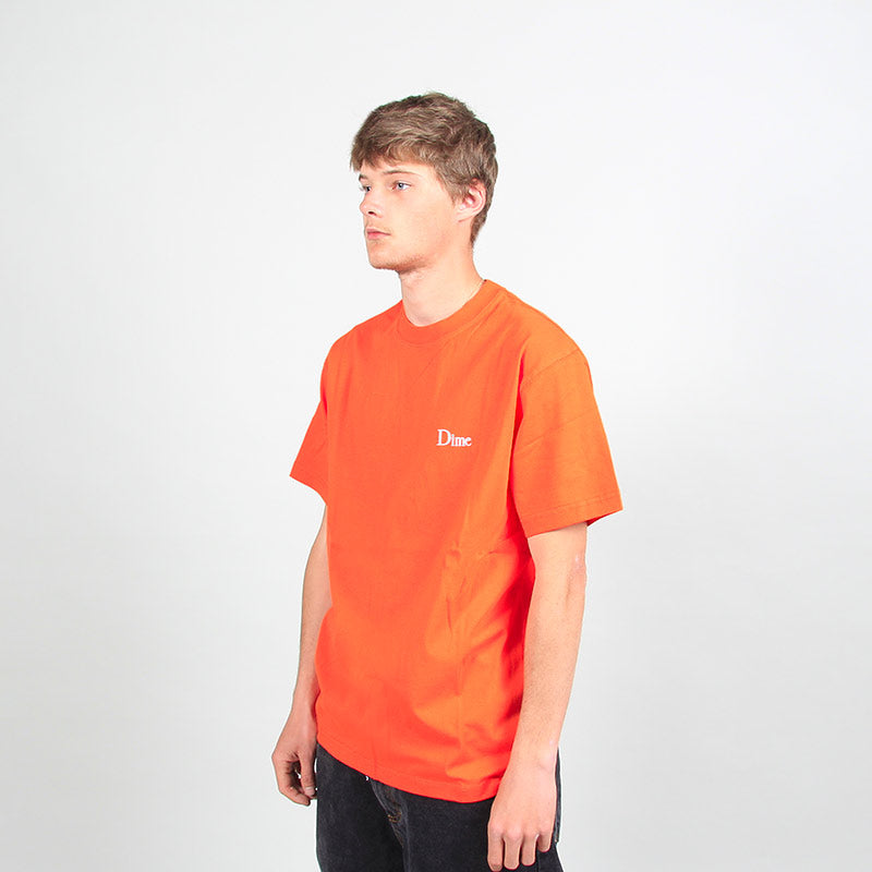 Dime Classic Small Logo T-Shirt Burnt Orange