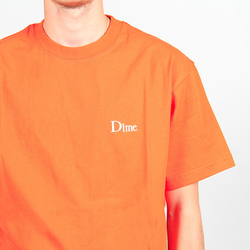 Dime Classic Small Logo T-Shirt Burnt Orange