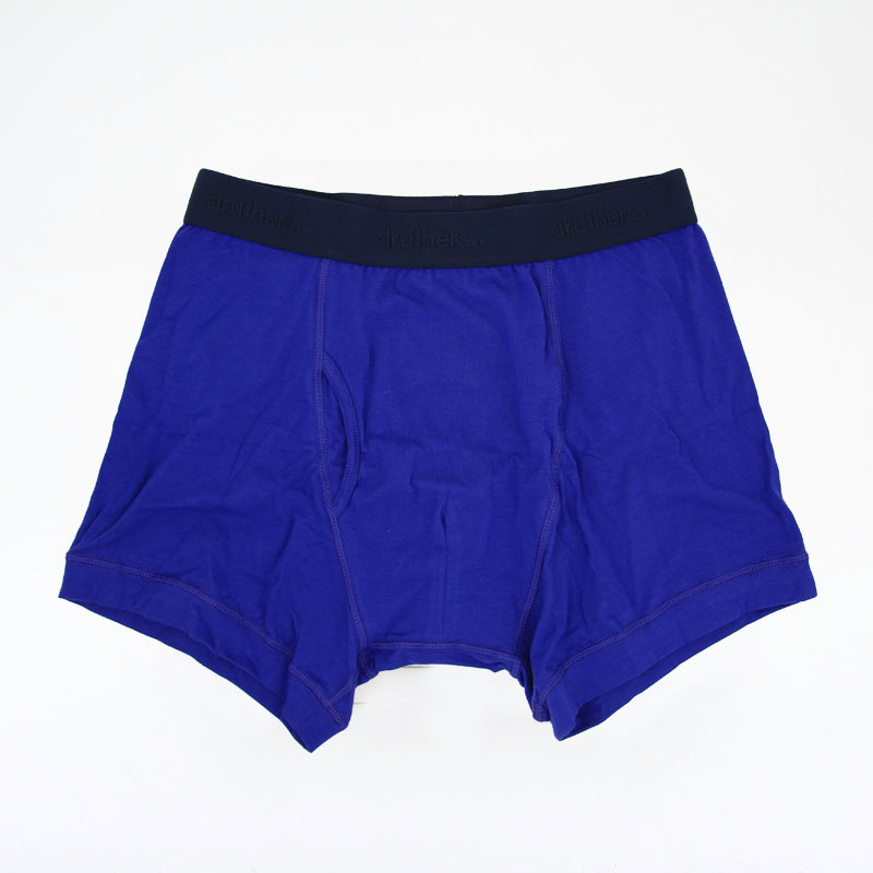 Druthers Organic Cotton Boxer Briefs - Royal Blue