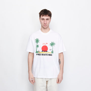 Free Skate Magazine - Marrakech Tee (White)