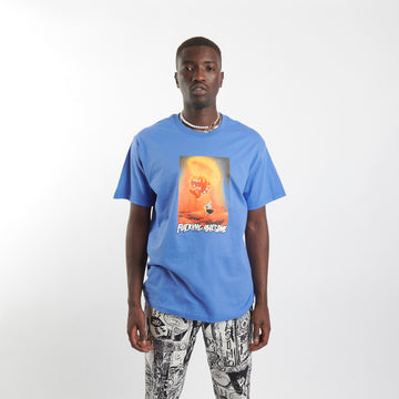 Fucking Awesome Arrival Tee Flo Blue