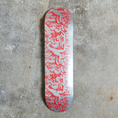 Fucking Awesome Cherub Fight Deck - Red/Silver