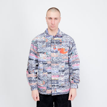 Fucking Awesome Reversible Chore Jacket - Denim/AOP