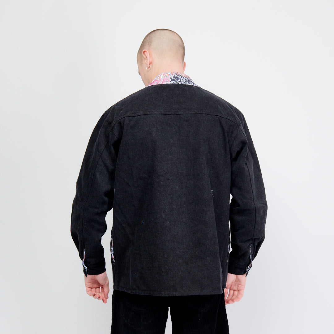 Fucking Awesome Reversible Chore Jacket - Denim/AOP