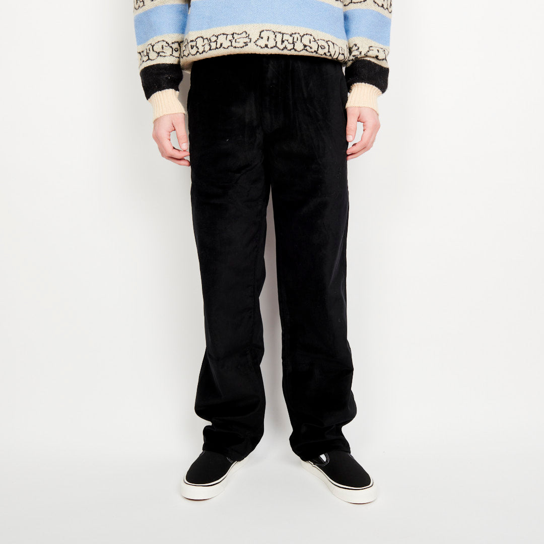 Fucking Awesome Velvet Work Pant - Black