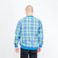 Fucking Awesome - Windshirt In Flannel Print (Blue)