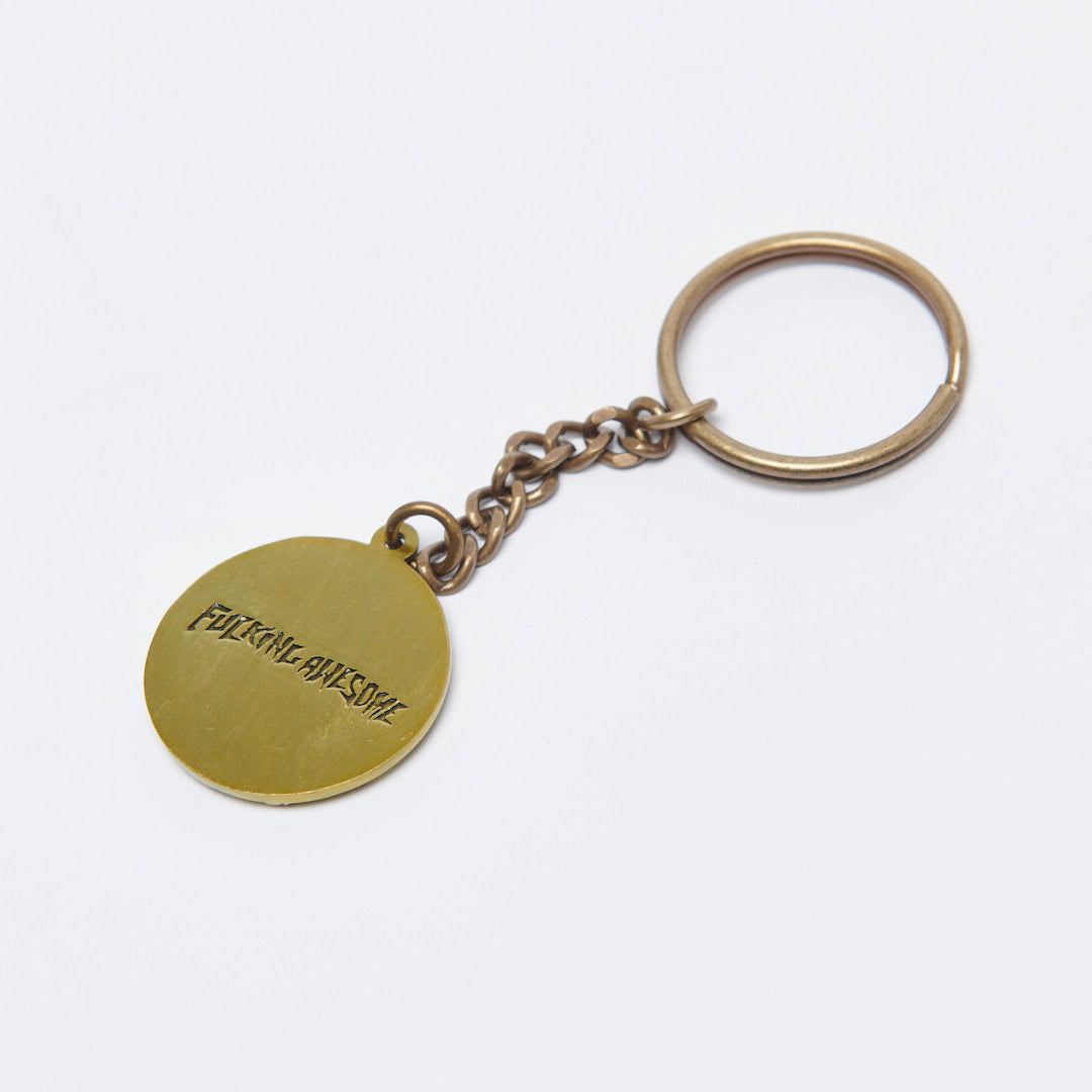 Fucking Awesome – Coin Keychain (Gold)