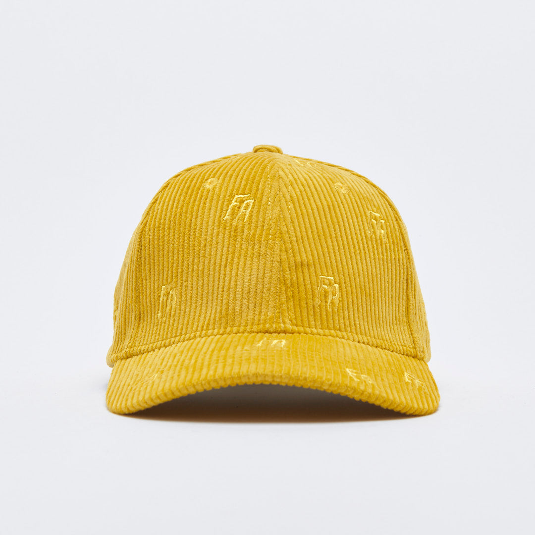 Fucking Awesome – Scattered FA Corduroy Strapback (Yellow)