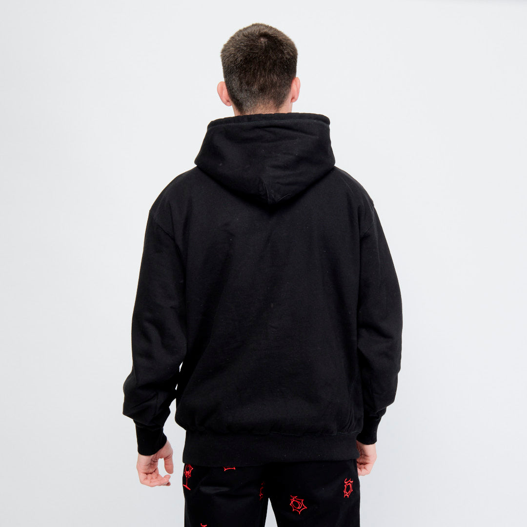 GX 1000 - Felt Hoodie Sweat (Black)