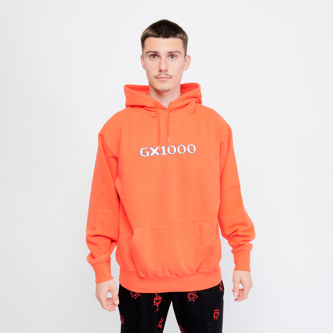 GX 1000 - Felt Hoodie Sweat (Orange)
