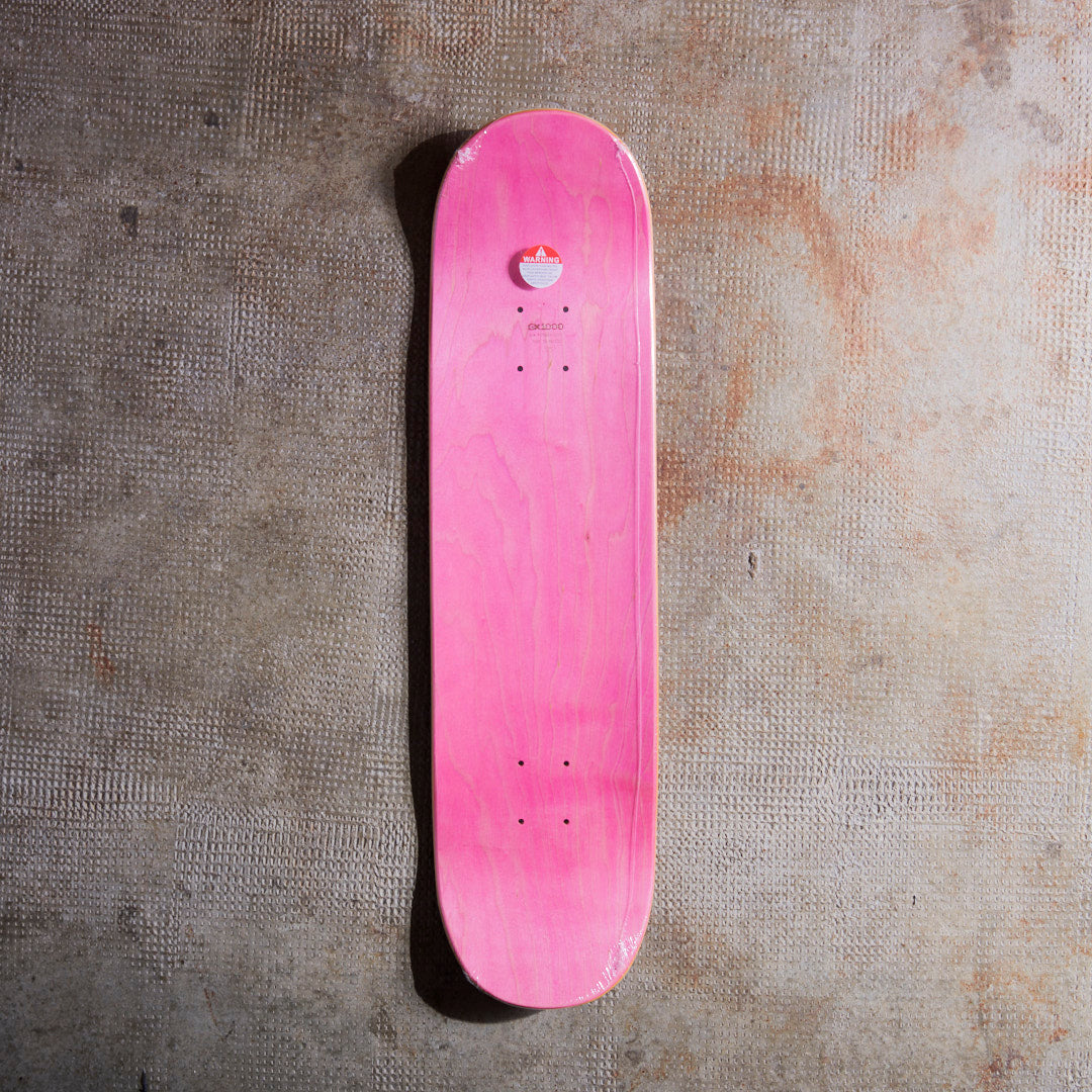 GX1000 Skateboards - Split Veener Board (Pink/Olive) 8.125