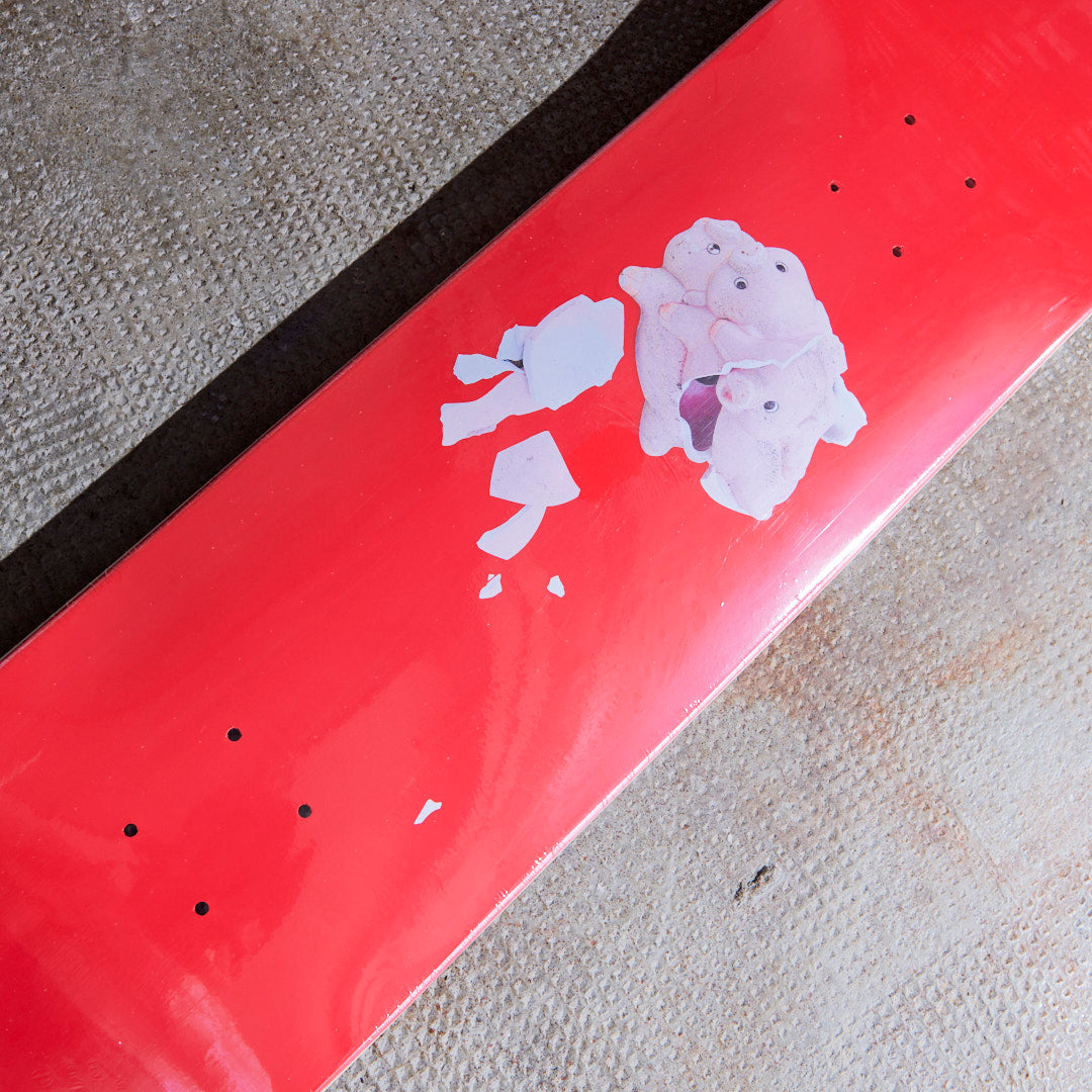 Glue Skateboards - Baker 'Dirty Pigs' (Red)