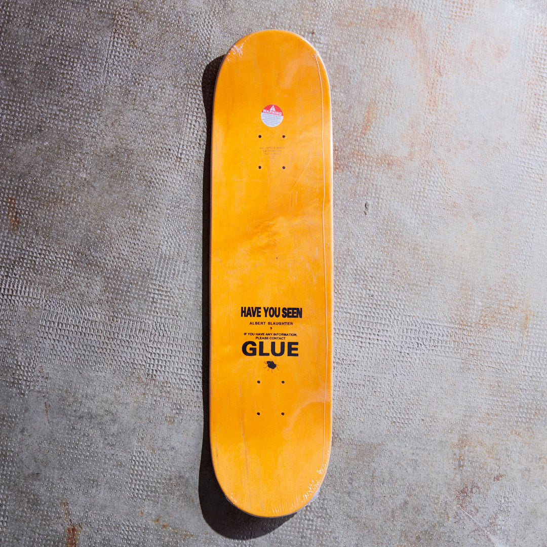 Glue Skateboards - Ostrowski 'Come Alone and Play' Deck (Apricot)