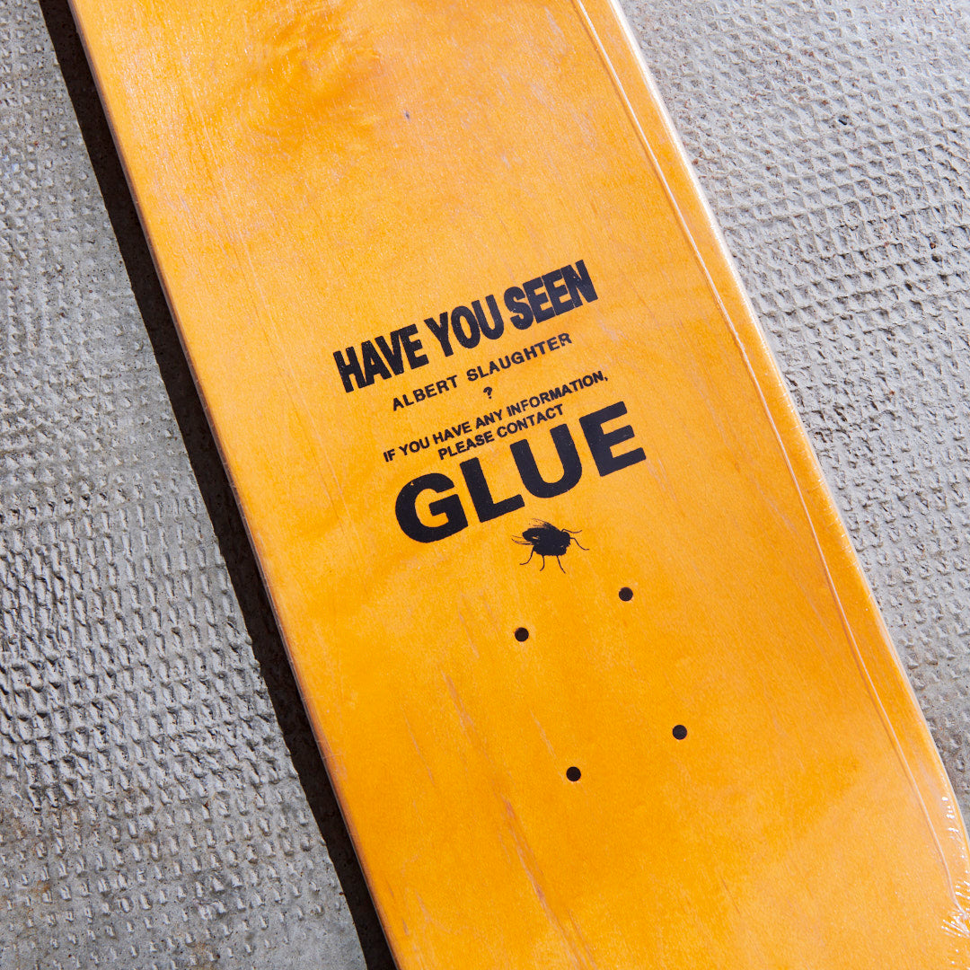 Glue Skateboards - Ostrowski 'Come Alone and Play' Deck (Apricot)