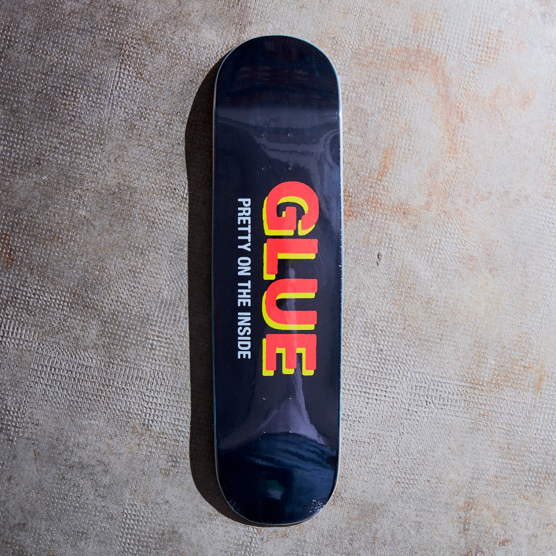 Glue Skateboards - Pretty On The Inside Deck (Black)