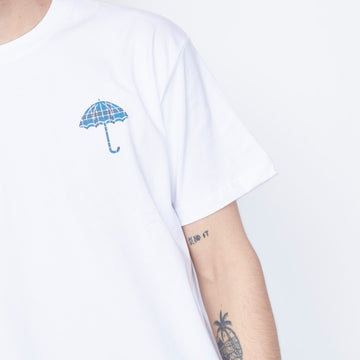 Hélas Caps Co - Plaid Tee (White)