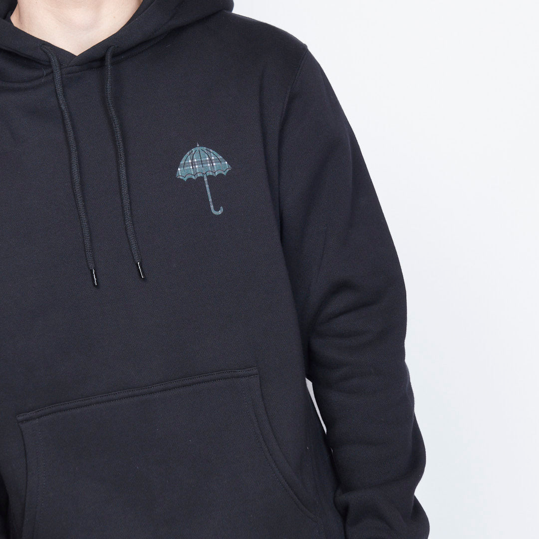 Hélas Caps Co - Plaid Hoodie (Black)