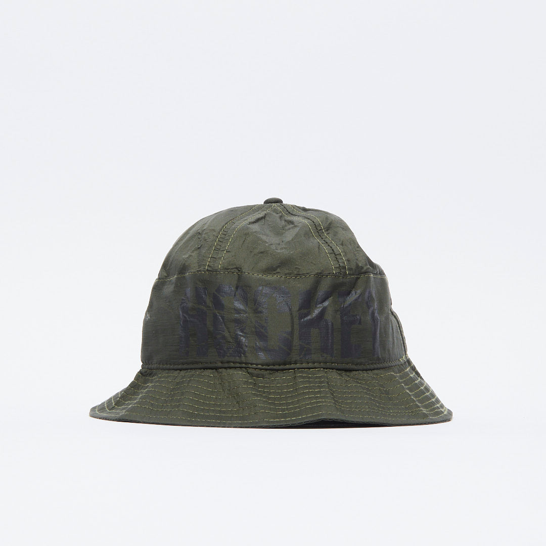 Hockey Skateboards - Crinkle Bell Bucket Hat (Army/Black)