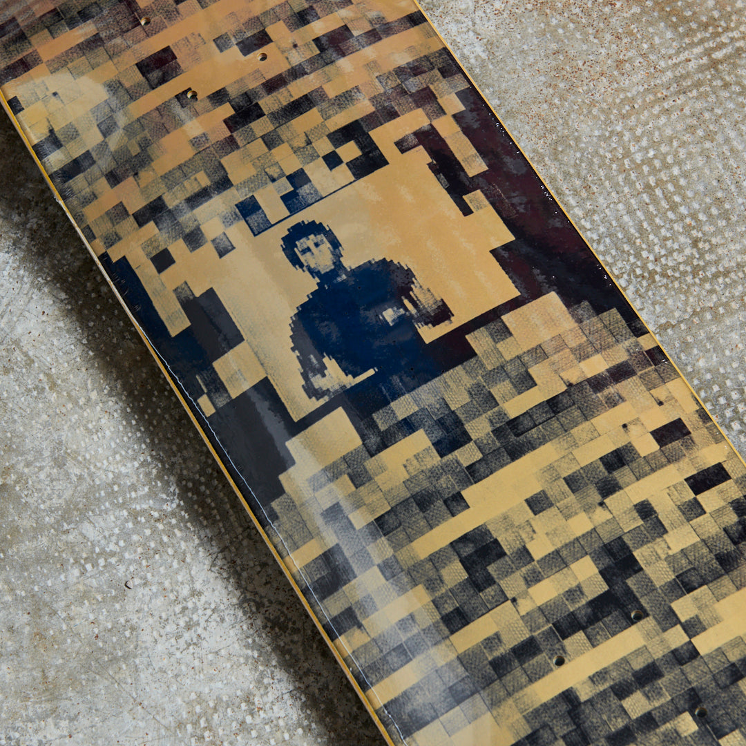 Hockey Skateboards Blockman Deck - Gold