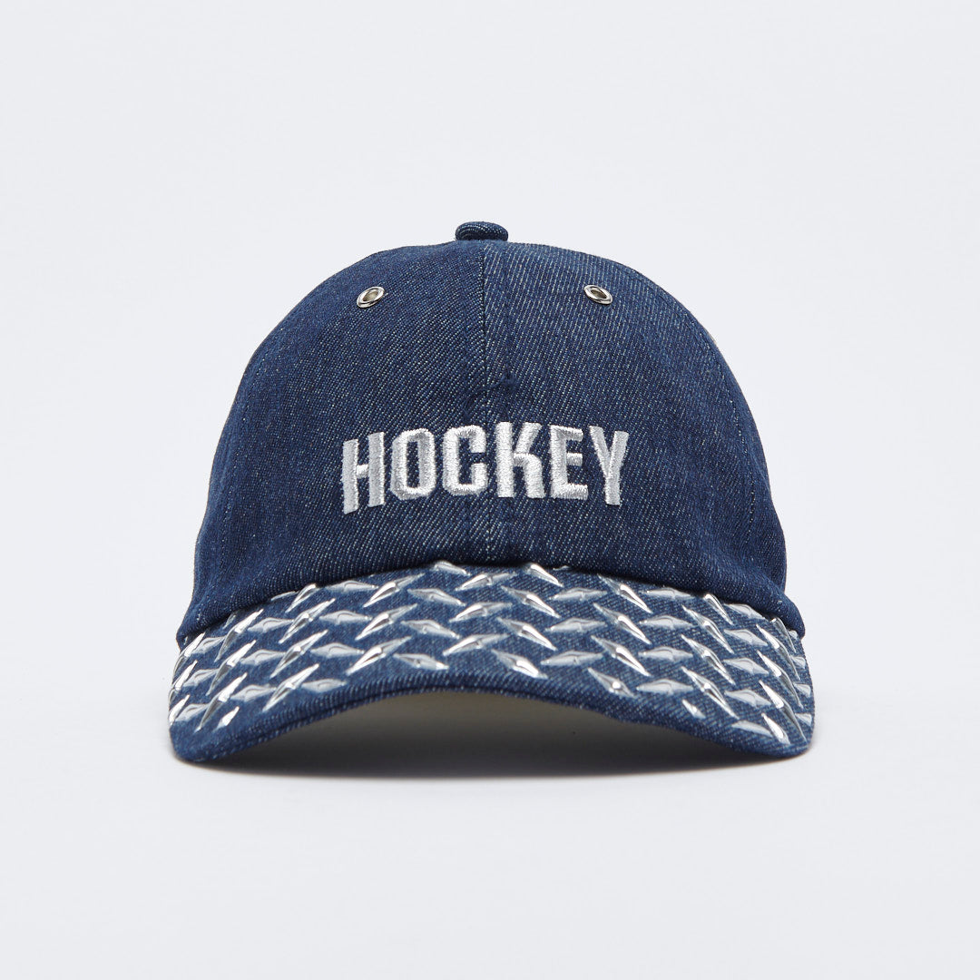 Hockey Skateboards - Diamond Plate Hat (Denim/Chrome)