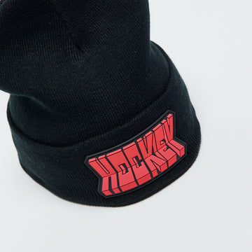 Hockey Skateboards Fold Beanie - Black