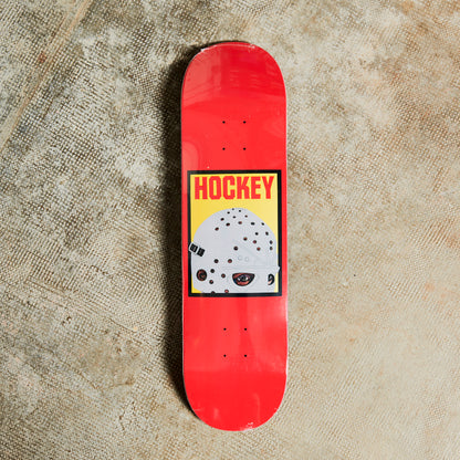 Hockey Skateboards Half Mask Deck - Red