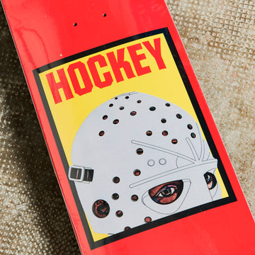 Hockey Skateboards Half Mask Deck - Red