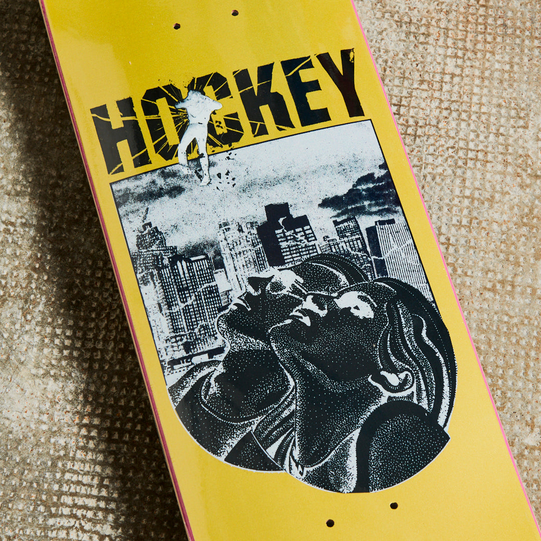 Hockey Skateboards Look Up Andrew Allen Deck - Yellow