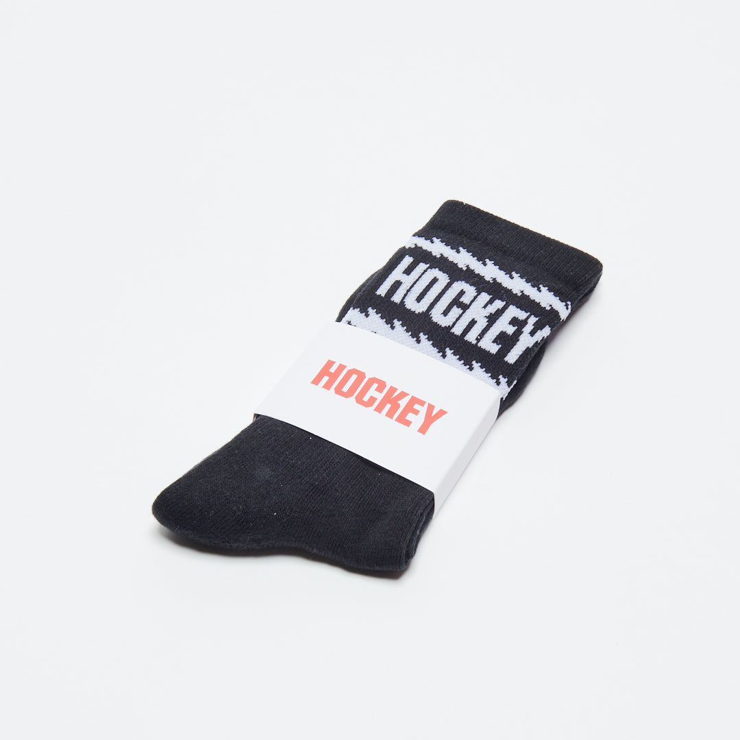 Hockey Skateboards Razor Socks - Black