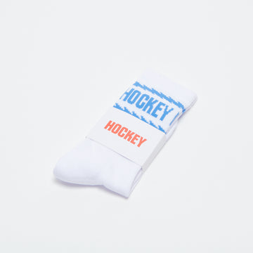Hockey Skateboards Razor Socks - White