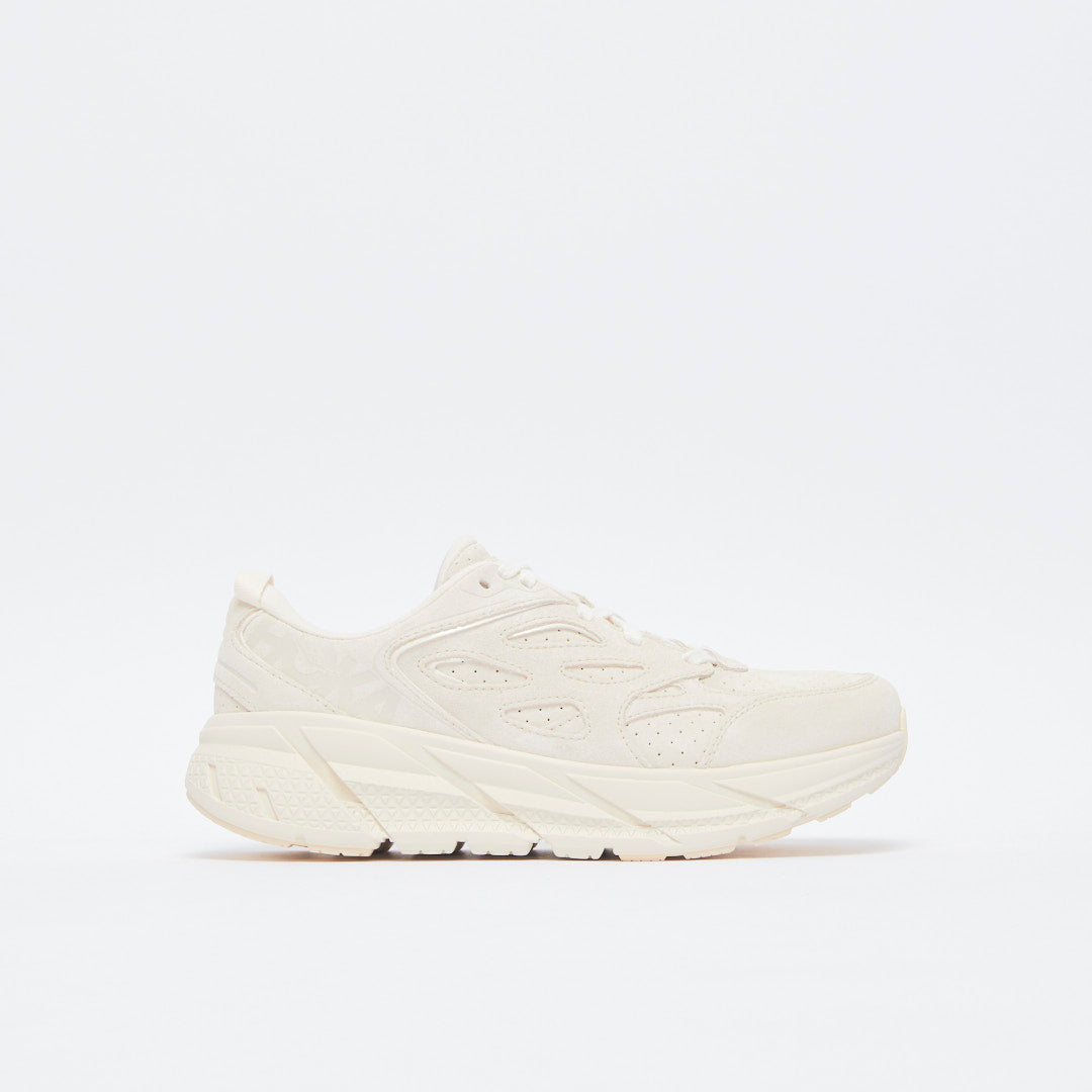 Hoka One One - U Clifton L Suede (Eggnog/Eggnog)