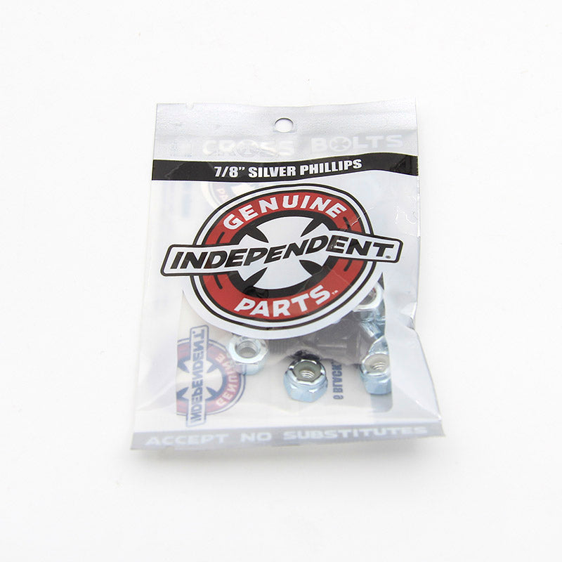 Independent Cross Bolts 7/8 Phillips Silver Black