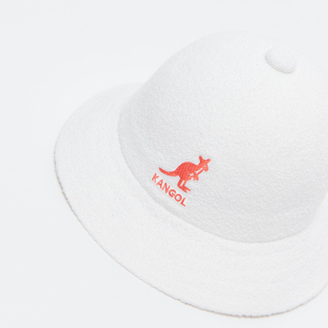Kangol Big Logo Casual Hat (White)