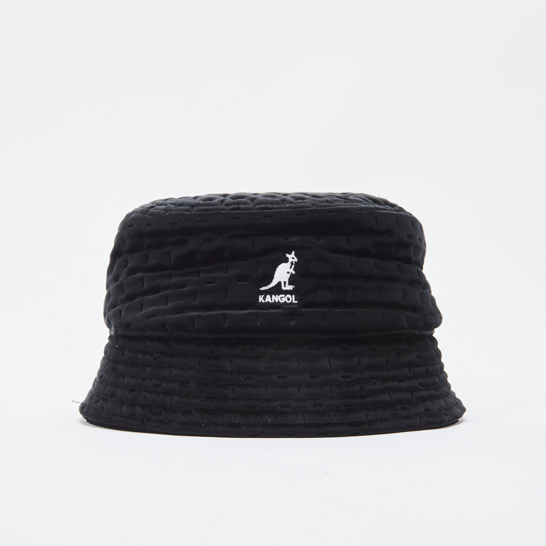 Kangol Dash Quilted Bin W/Earflaps - Black