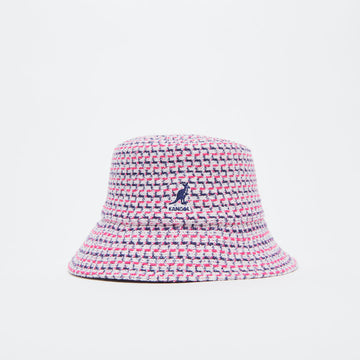 Kangol Maze Jacquard Bucket (White)