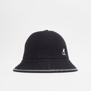 Kangol Stripe Casual Black/Off White