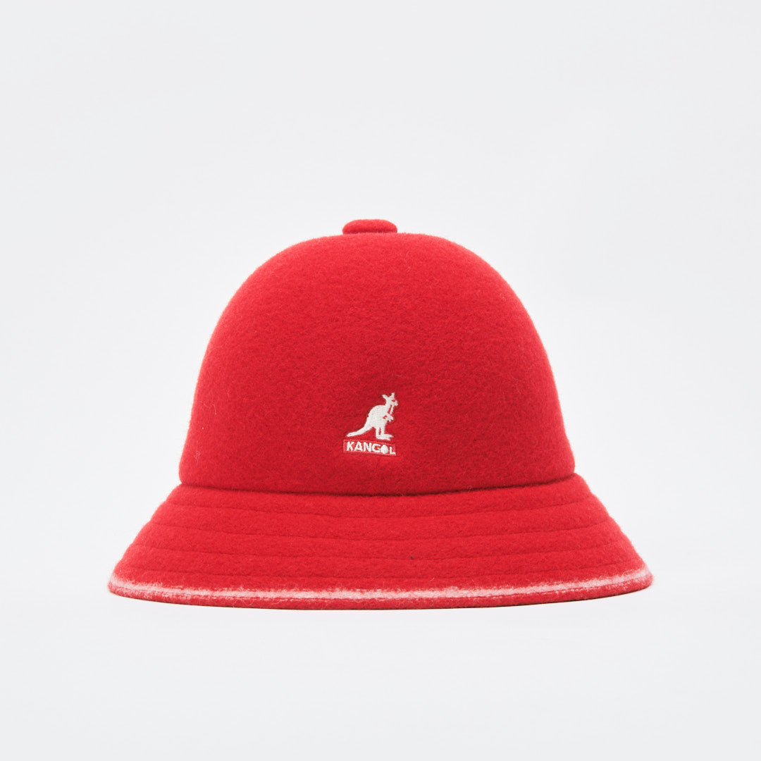 Kangol Stripe Casual Red/Off White