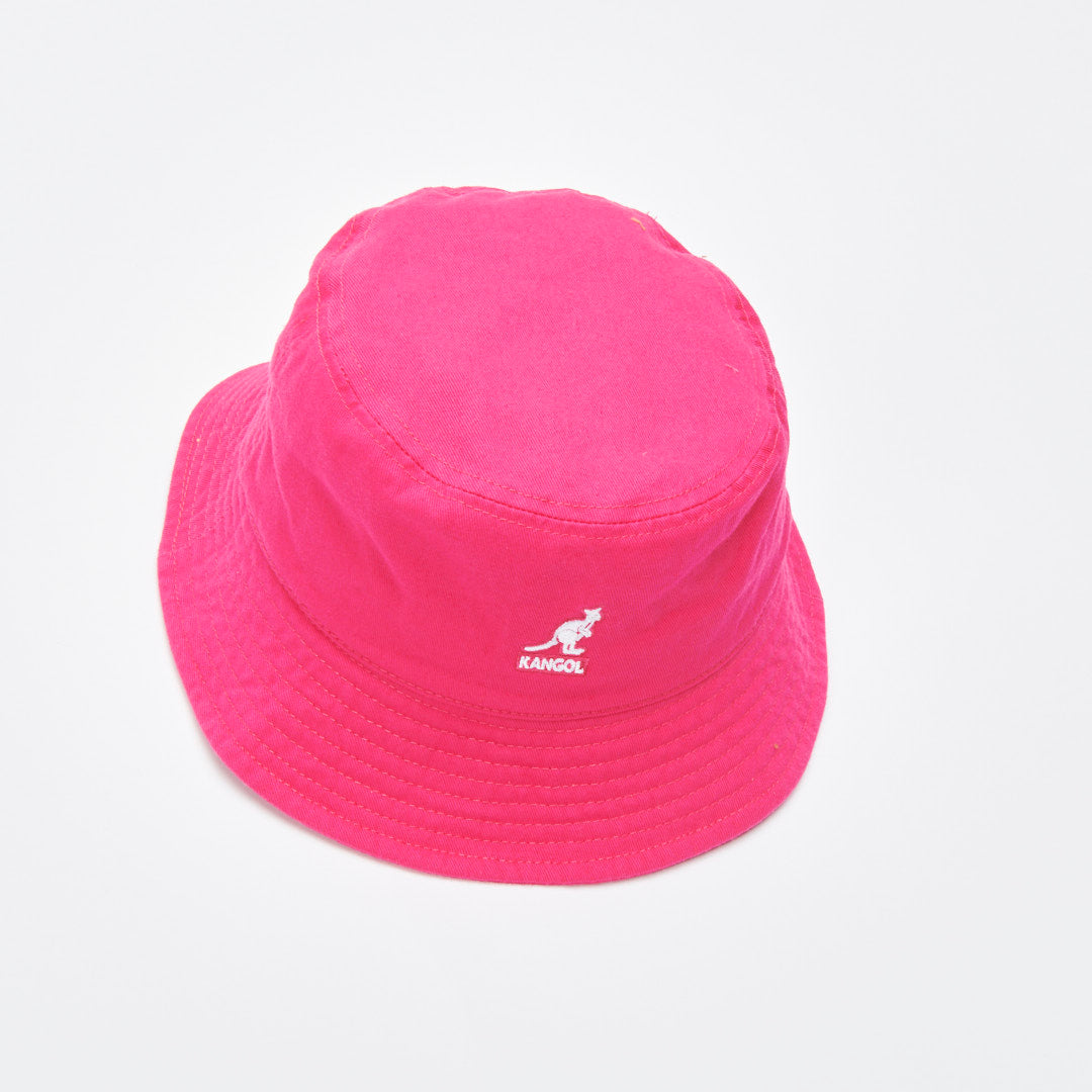 Kangol Washed Bucket - Electric Pink