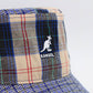 Kangol Plaid Mashup Bucket Mykonos Blue