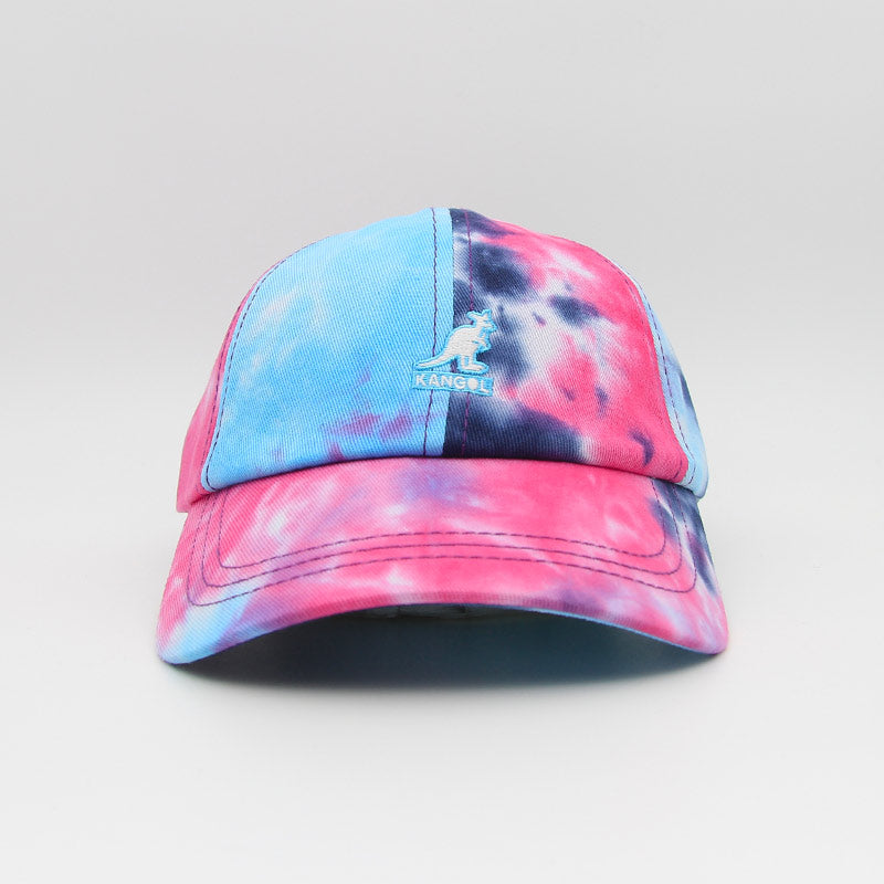 Kangol Tie Dye Baseball Cap Rainbow