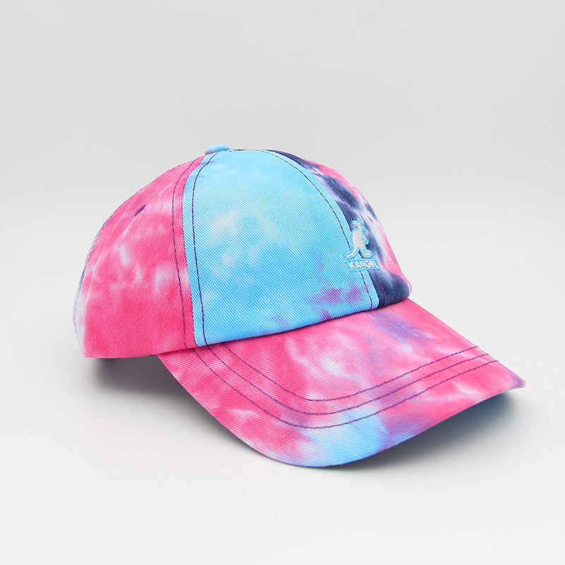 Kangol Tie Dye Baseball Cap Rainbow