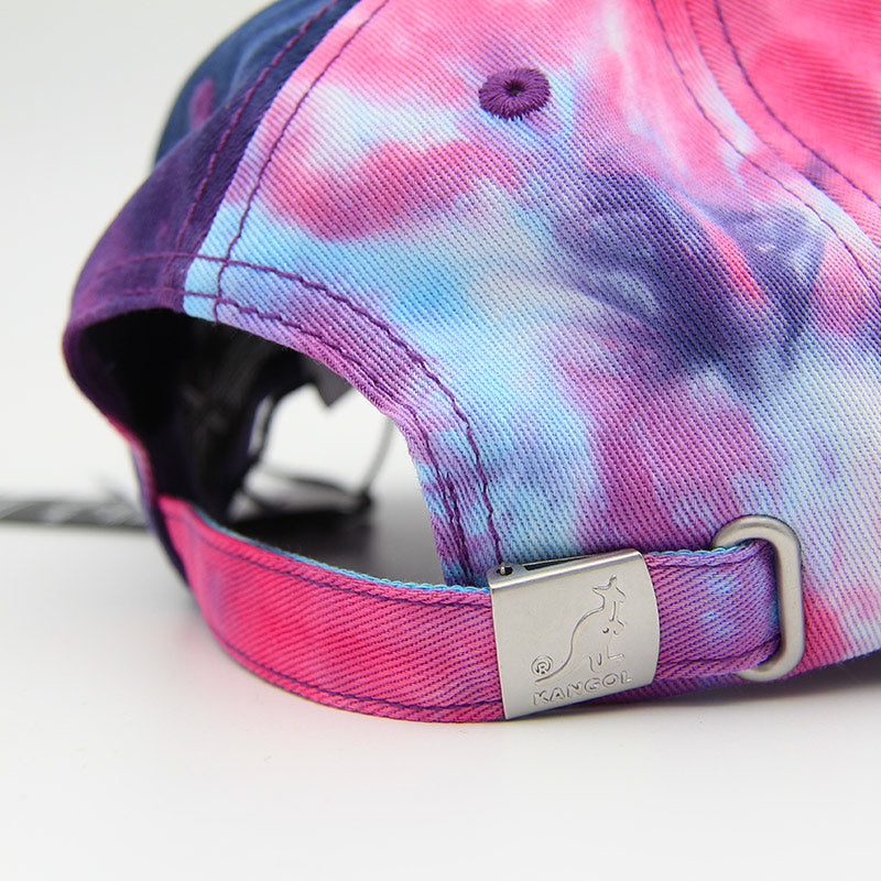 Kangol Tie Dye Baseball Cap Rainbow