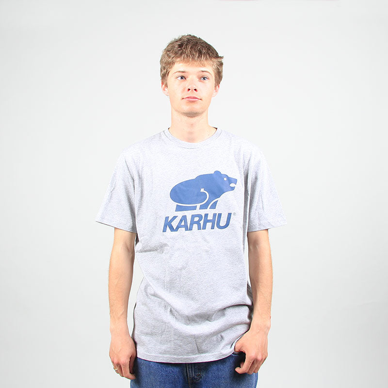 Karhu Basic Logo T-Shirt Heather Grey/Navy