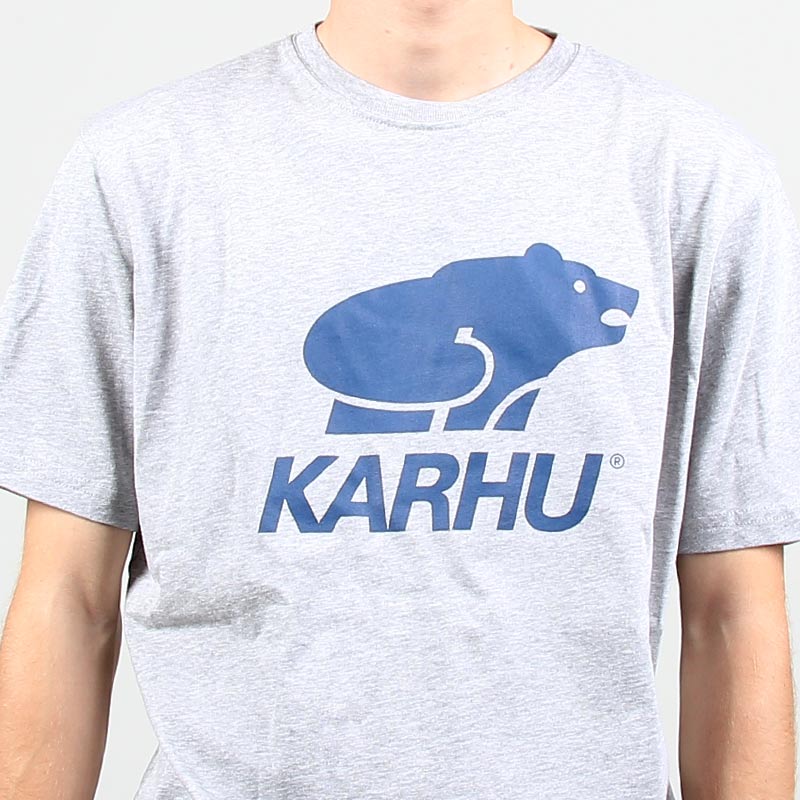 Karhu Basic Logo T-Shirt Heather Grey/Navy