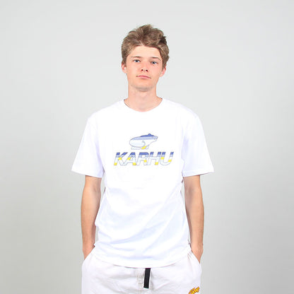 Karhu Basic Logo T-shirt White / Ultramarine