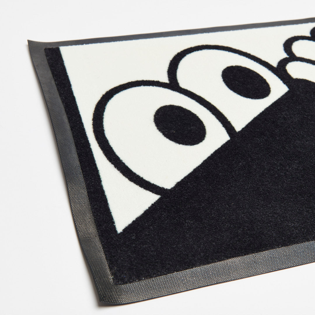 Last Resort AB - Heel Tab Door Mat (Black/White)